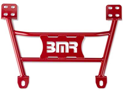 BMR Radiator Support Chassis Brace; Red (05-14 Mustang)