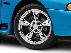 Bullitt Chrome Wheel; 17x9; 30mm Offset (94-98 Mustang)