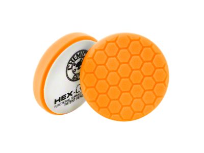 Chemical Guys Orange Hex-Logic Medium-Heavy Cutting Pad; 6.50-Inch