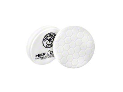 Chemical Guys White Hex-Logic Light-Medium Polishing Pad; 5.50-Inch