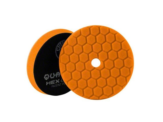 Chemical Guys Orange Hex-Logic Quantum Medium-Heavy Cutting Pad; 6-Inch