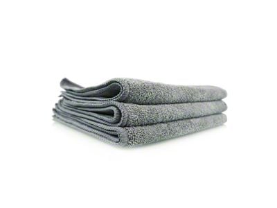 Chemical Guys Workhorse Professional Grade Microfiber Towels; Gray; 16-Inch x 16-Inch