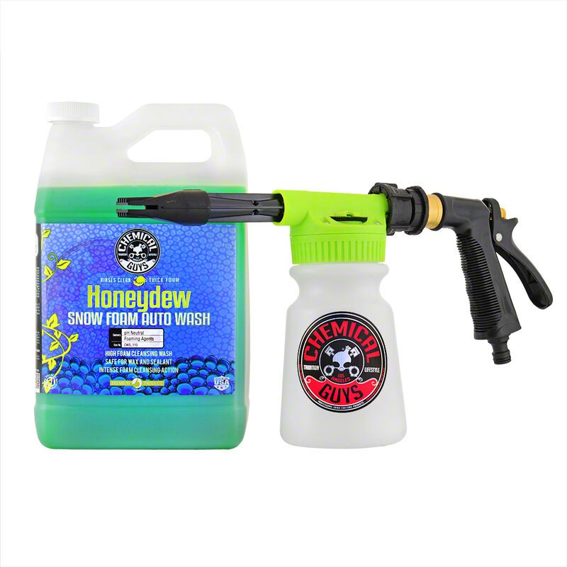 Chemical Guys Camaro Foam Blaster 6 Wash Gun and Honeydew Snow Foam Gallon HOL146 Free Shipping