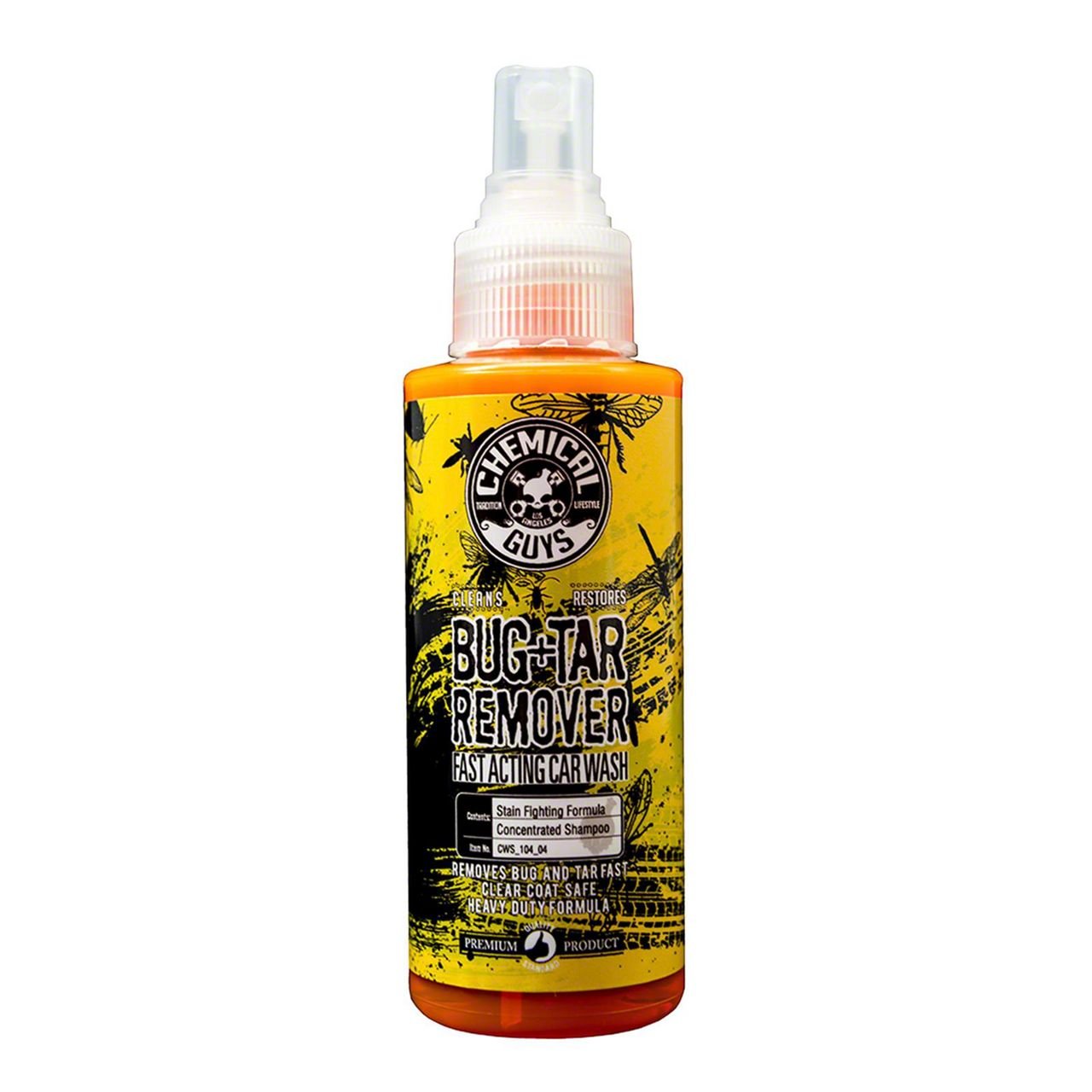 Chemical Guys Challenger Bug+Tar Remover Heavy Duty Car Wash Shampoo; 4