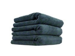 Chemical Guys Monster Edgeless Microfiber Towels; Black; 16-Inch x 16-Inch 