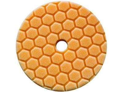 Chemical Guys Orange Hex-Logic Quantum Medium-Heavy Cutting Pad; 6-Inch