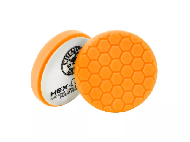 Chemical Guys Orange Hex-Logic Medium-Heavy Cutting Pad; 5.50-Inch