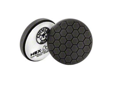 Chemical Guys Black Hex-Logic Finishing Pad; 6.50-Inch