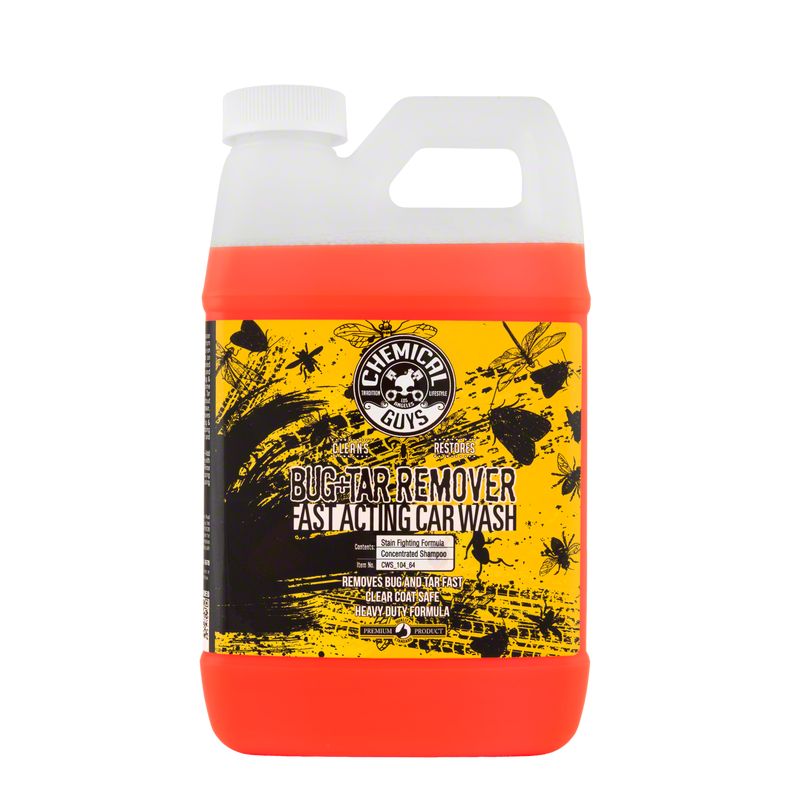 Chemical Guys Mustang Bug+Tar Remover Heavy Duty Car Wash Shampoo; 64