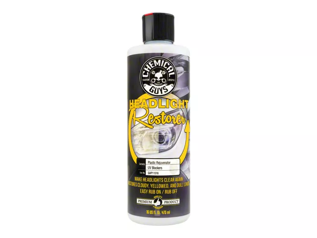 Chemical Guys Headlight Lens Restorer and Protectant; 16-Ounce