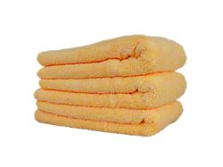 Chemical Guys Orange Banger Extra Thick Microfiber Towels; 24-Inch x 16-Inch 