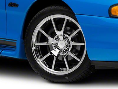 FR500 Style Chrome Wheel; 17x9; 24mm Offset (94-98 Mustang)