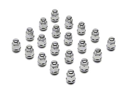 Chrome Acorn Lug Nut Kit; 3/4-Inch; Set of 20 (79-14 Mustang)