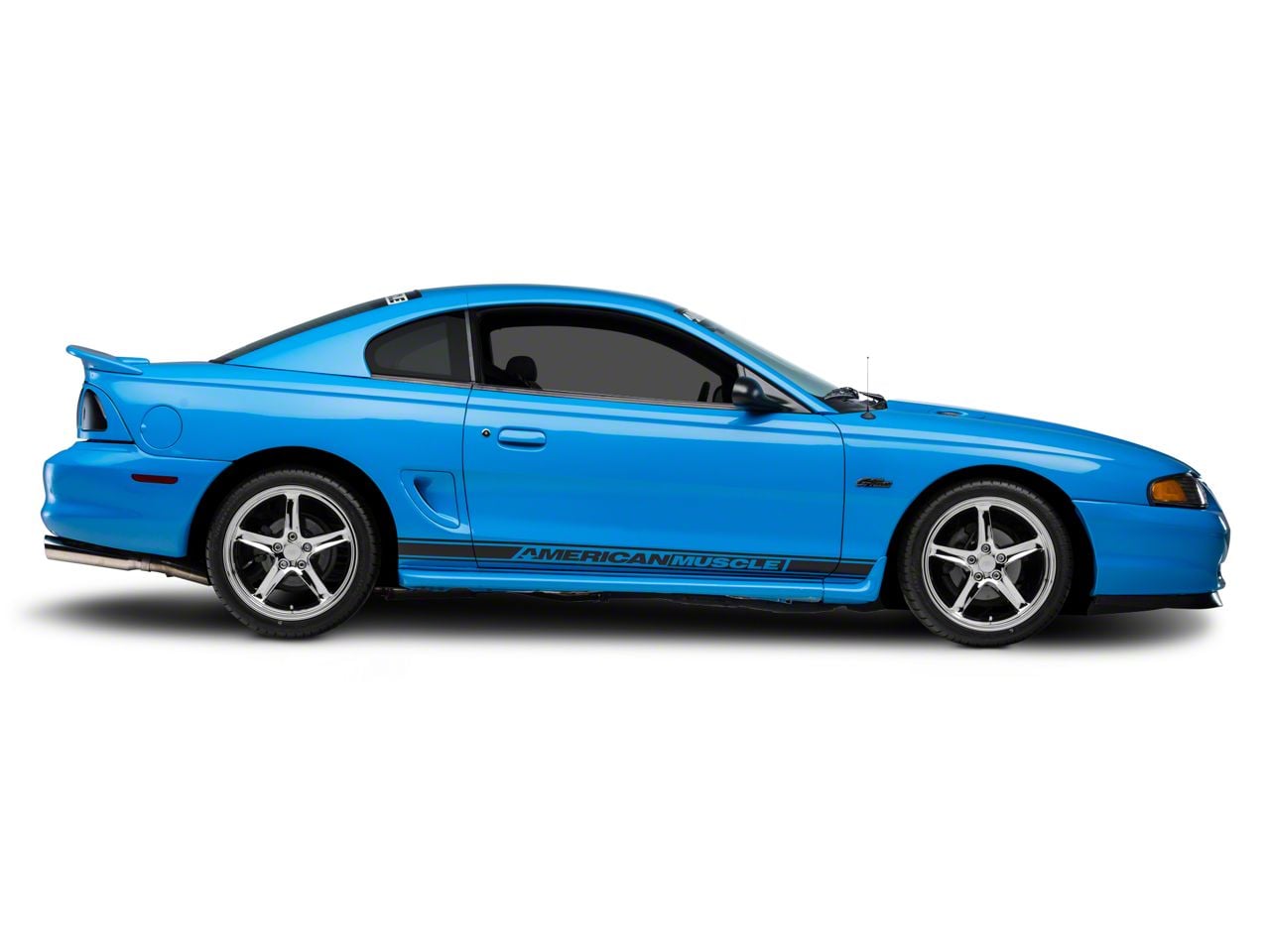 Mustang Deep Dish 1995 Cobra R Style Chrome Wheel; Rear Only; 18x10 ...