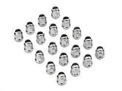 Chrome Lug Nut Kit; 14mm x 1.5; Set of 20 (15-25 Mustang)