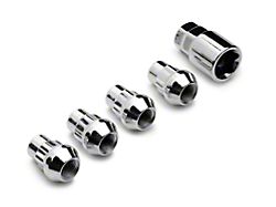 Locks with Key for Chrome Acorn Lug Nuts; 1/2-Inch x 20 (79-14 All)