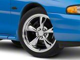 Bullitt Chrome Wheel; 18x8; 30mm Offset (94-98 Mustang)