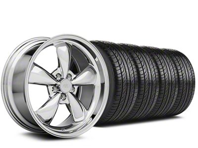 19x8.5 Bullitt Wheel & Pirelli All-Season P Zero Nero Tire Package (05-14 Mustang GT w/o Performance Pack, V6)