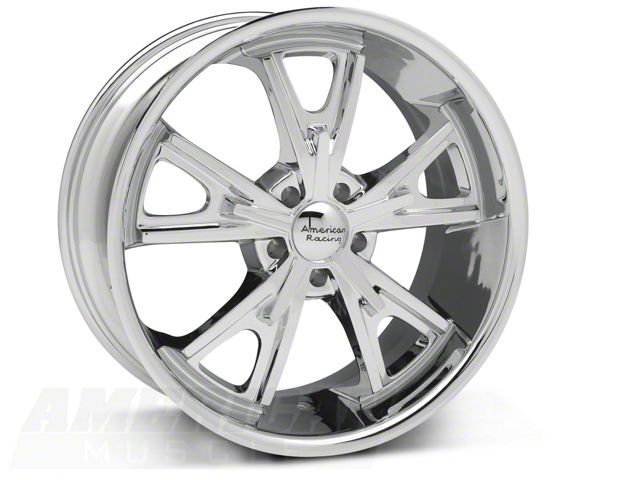 American Racing Mustang Daytona Chrome Wheel; 20x9.5; 35mm Offset VN801 ...