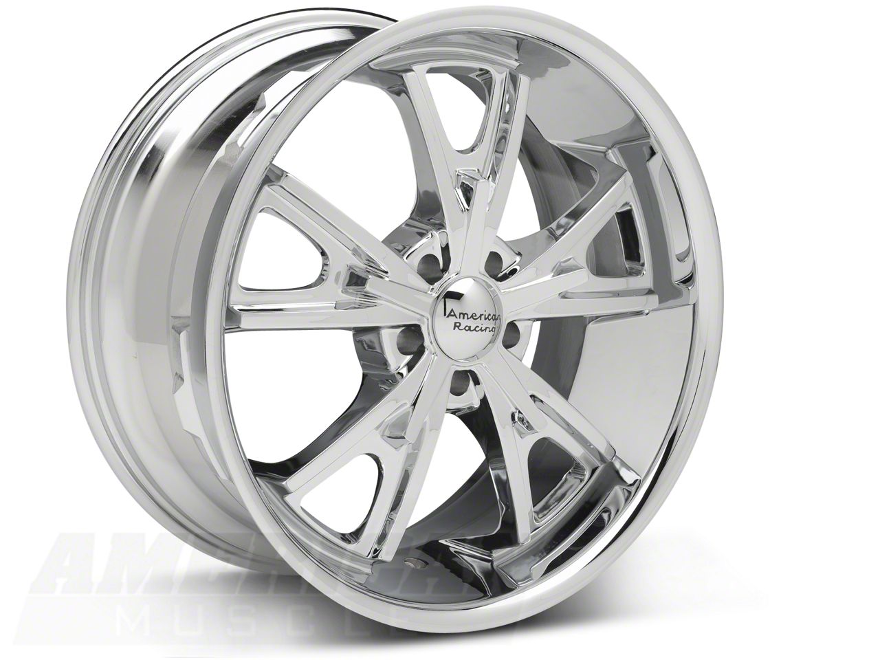 American Racing Mustang Daytona Chrome Wheel; 20x9.5; 35mm Offset