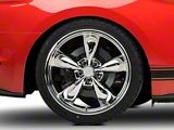 Deep Dish Bullitt Chrome Wheel; Rear Only; 20x10; 48mm Offset (15-23 Mustang EcoBoost w/o Performance Pack, V6)