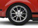 Deep Dish FR500 Style Chrome Wheel; Rear Only; 18x10; 35mm Offset (05-09 Mustang)