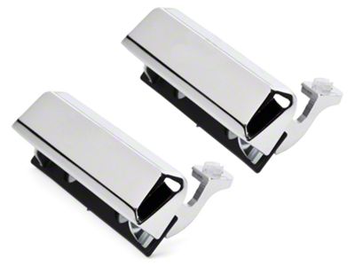 OPR Exterior Door Handles; Chrome (79-93 Mustang)