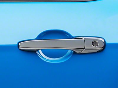 OPR Exterior Door Handle; Driver Side; Chrome (05-14 Mustang)