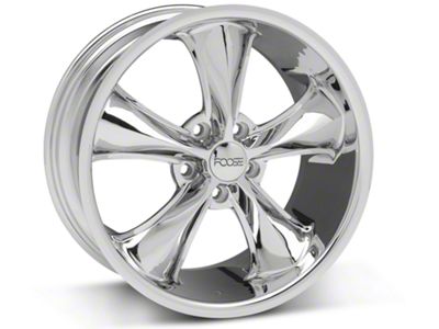 Foose Legend Chrome Wheel; 18x8.5; 34mm Offset (05-09 Mustang GT, V6)