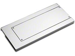 SpeedForm Modern Billet Fuse Box Cover; Chrome (05-09 Mustang)