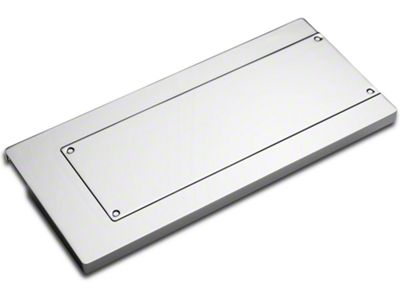 SpeedForm Modern Billet Fuse Box Cover; Chrome (05-09 Mustang)