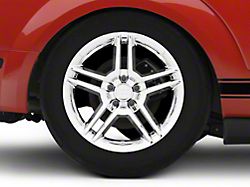 2010 GT500 Style Chrome Wheel; Rear Only; 18x10; 45mm Offset (05-09 Mustang)