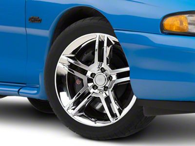 2010 GT500 Style Chrome Wheel; 18x9; 30mm Offset (94-98 Mustang)