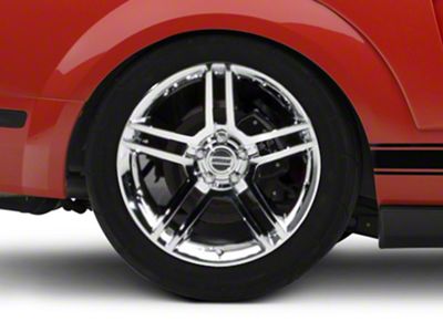 2010 GT500 Style Chrome Wheel; Rear Only; 19x10 (05-09 Mustang)