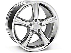 2010 GT Premium Style Chrome Wheel; 18x9; 30mm Offset (87-93 Mustang w/ 5-Lug Conversion)