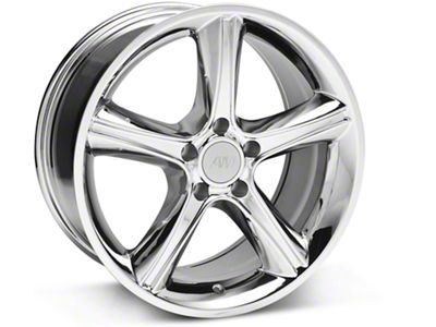 2010 GT Premium Style Chrome Wheel; 18x9 (87-93 Mustang w/ 5-Lug Conversion)