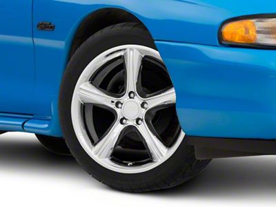 2010 GT Premium Style Chrome Wheel; 18x9; 30mm Offset (94-98 Mustang)