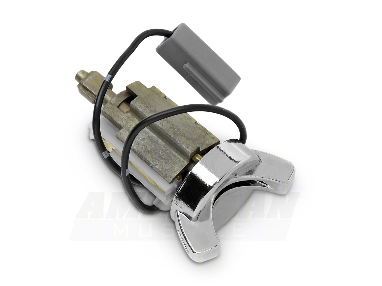【i-coco】 Mustang Ignition Lock Cylinder; Chrome (79-86 Mustang) - Free Shipping