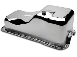 Mr. Gasket Oil Pan; Chrome (79-87 5.0L Mustang)