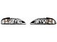 Euro Crystal Headlights; Chrome Housing; Clear Lens (94-98 Mustang)