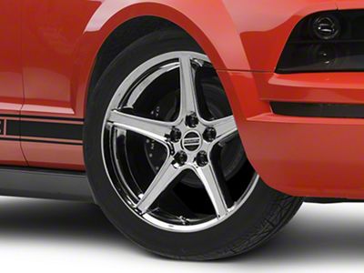 Saleen Style Chrome Wheel; 19x8.5 (05-09 Mustang GT, V6)