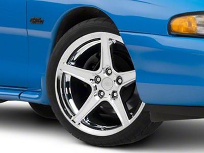 Saleen Style Chrome Wheel; 19x8.5 (94-98 Mustang)