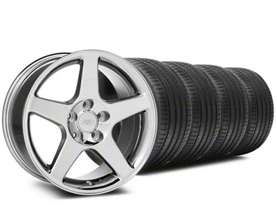 17x9 2003 Cobra Style Wheel & Sumitomo High Performance HTR Z5 Tire Package (94-98 Mustang)