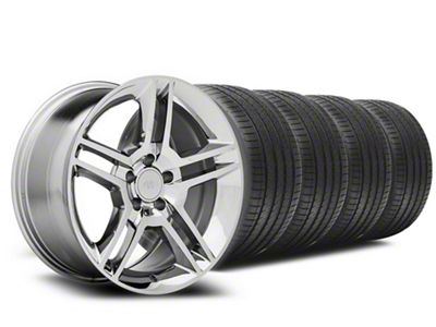 18x9 2010 GT500 Style Wheel & Sumitomo High Performance HTR Z5 Tire Package (94-98 Mustang)