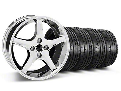 17x8 1995 Cobra R Style Wheel & Mickey Thompson Street Comp Tire Package (87-93 Mustang, Excluding Cobra)