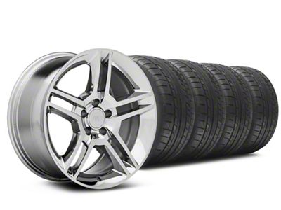 18x9 2010 GT500 Style Wheel & Mickey Thompson Street Comp Tire Package (05-14 Mustang)