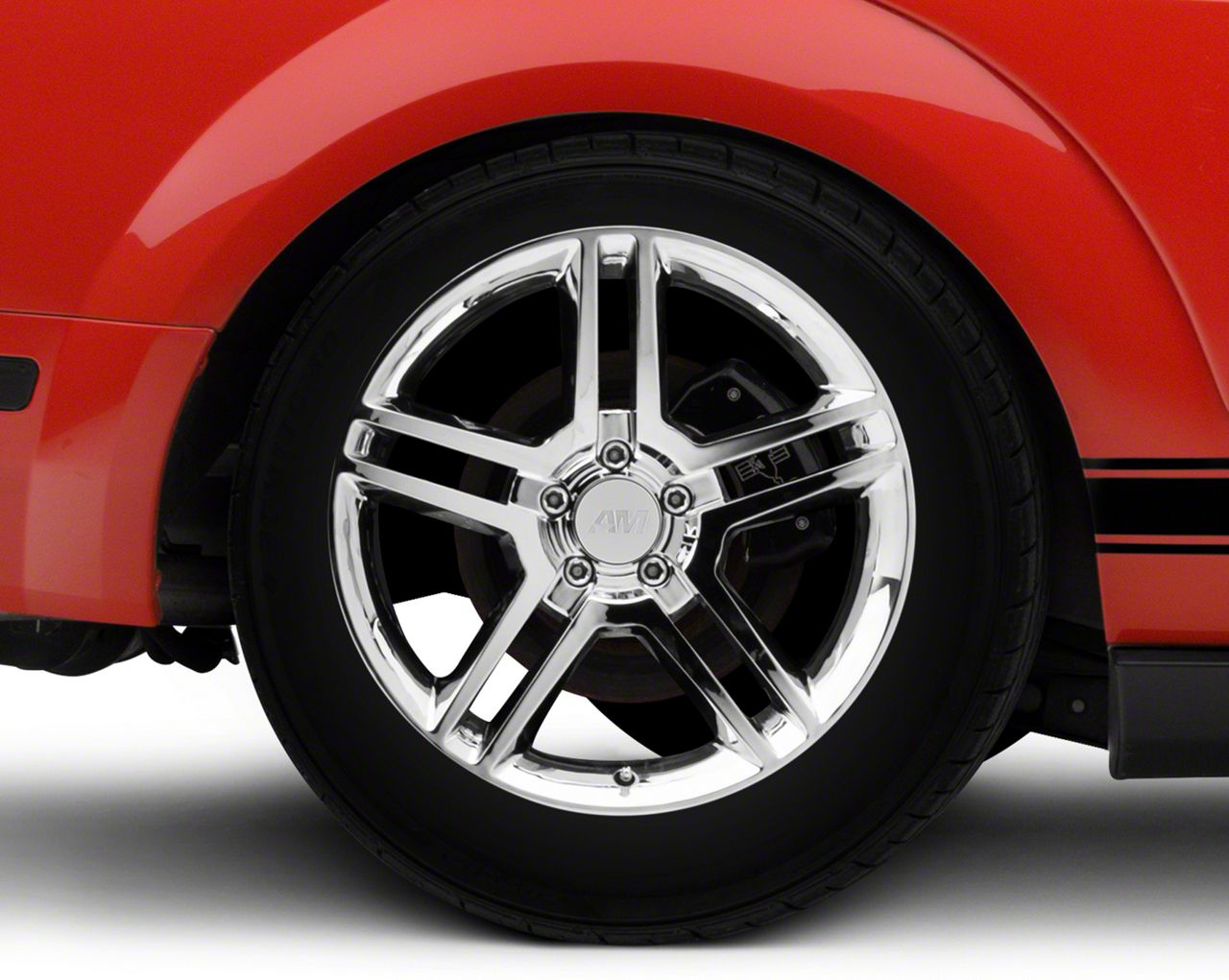 Mustang 18x9 2010 GT500 Style Wheel & Mickey Thompson Street