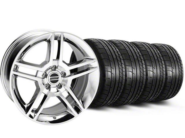 19x8.5 2010 GT500 Style Wheel & Mickey Thompson Street Comp Tire Package (05-14 Mustang)