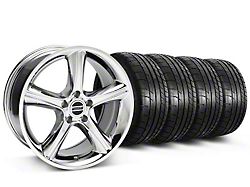 18x9 2010 GT Premium Style Wheel & Mickey Thompson Street Comp Tire Package (87-93 Mustang w/ 5-Lug Conversion)