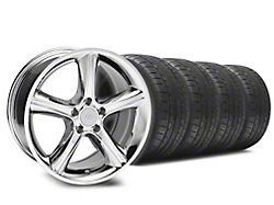 18x9 2010 GT Premium Style Wheel and Mickey Thompson Street Comp Summer Tire Package (05-14 Mustang)